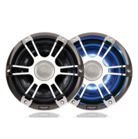 6.5" 230 WATT Coaxial Sports Chrome Marine Speaker with LEDs, SG-CL65SPC - 010-01428-03 - Fusion 